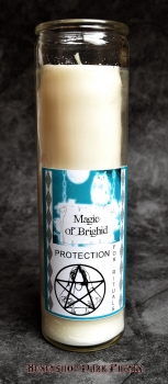 Magic of Brighid Ritual Glaskerze Schutz bei Ritualen